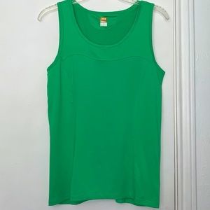 Lucy green athletic tank top